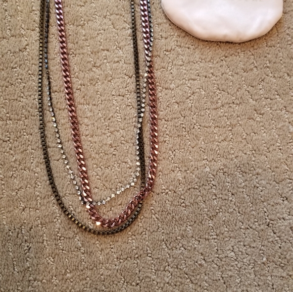 Juicy Couture 3 Strand Long Necklace - Picture 2 of 7